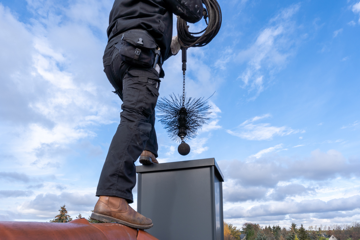 Chimney cleaning and inspection on Long Island